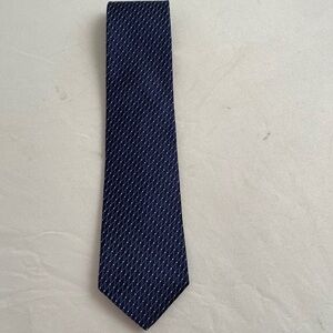 Zylos by George Machado blue vintage silk tie